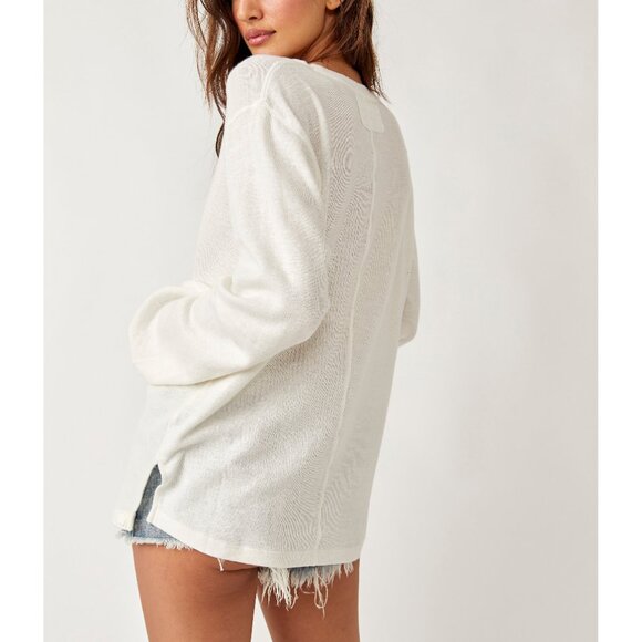 FREE PEOPLE We The Free Soul Song Tee / Ivory - Picture 6 of 8